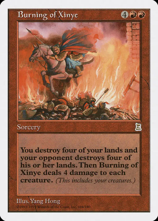 Burning of Xinye [Portal Three Kingdoms] - MTG Single