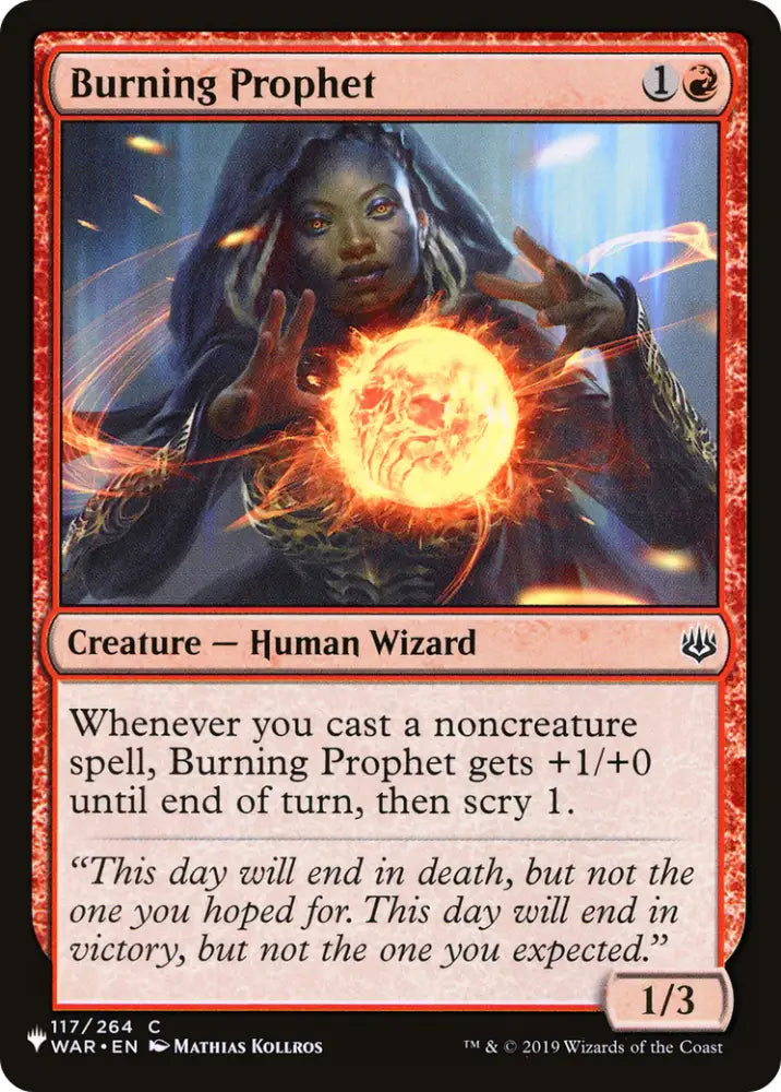 Burning Prophet [The List] - MTG Single
