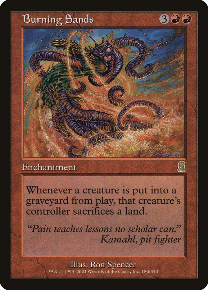 Burning Sands [Odyssey] - MTG Single