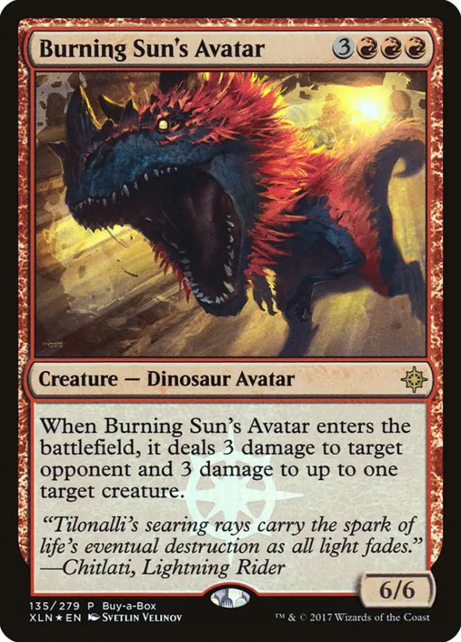 Burning Sun’s Avatar (Buy-A-Box) [Ixalan Promos] - MTG Single