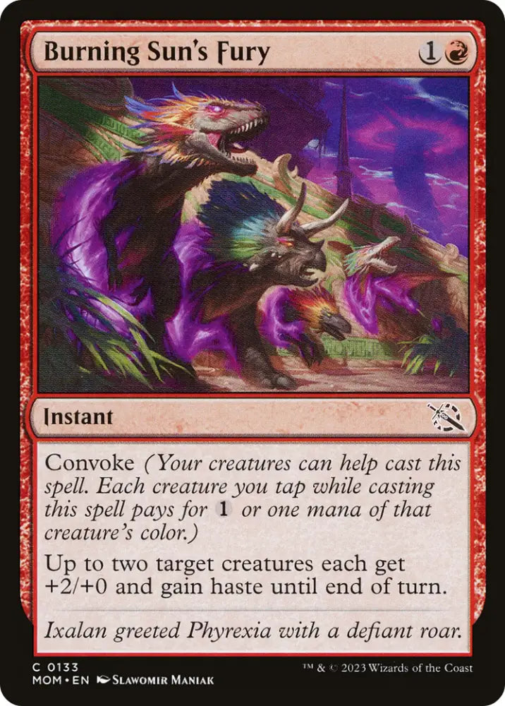 Burning Sun’s Fury [March of the Machine] - MTG Single