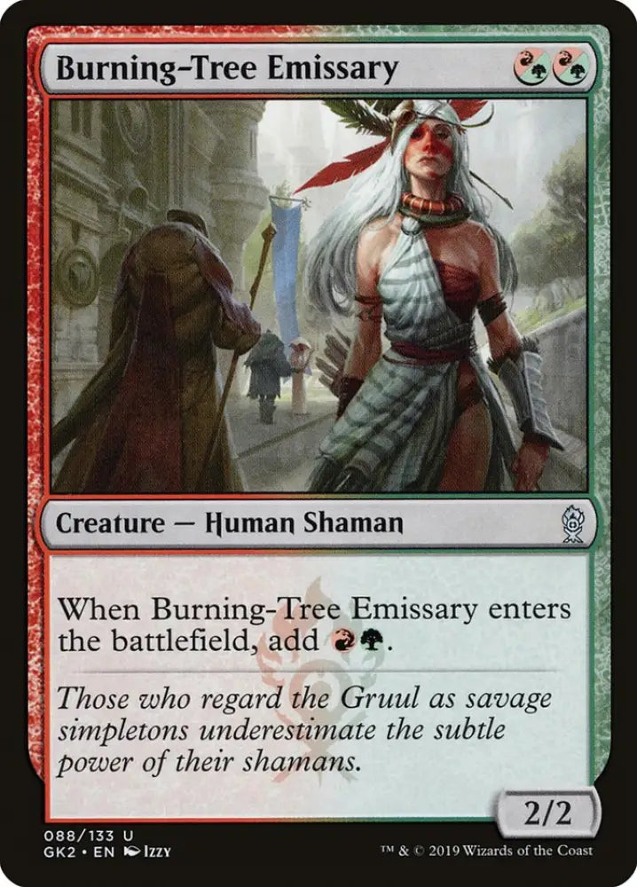 Burning-Tree Emissary [Ravnica Allegiance Guild Kit] - MTG Single