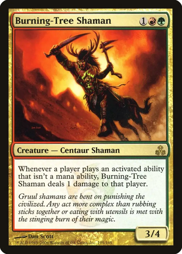 Burning-Tree Shaman [Guildpact] - MTG Single