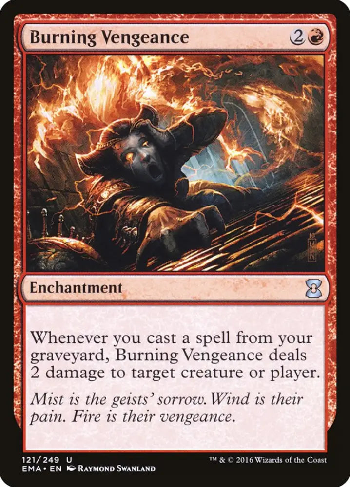 Burning Vengeance [Eternal Masters] - MTG Single