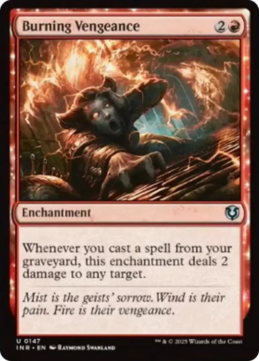 Burning Vengeance [Innistrad Remastered] - MTG Single