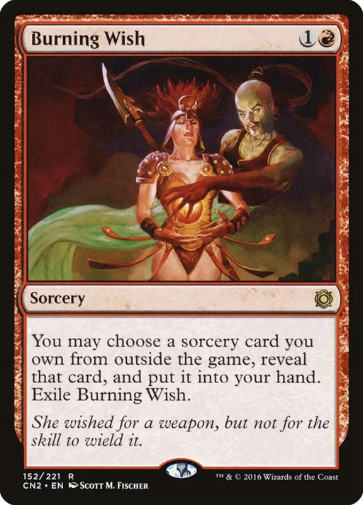 Burning Wish [Conspiracy: Take the Crown] - MTG Single