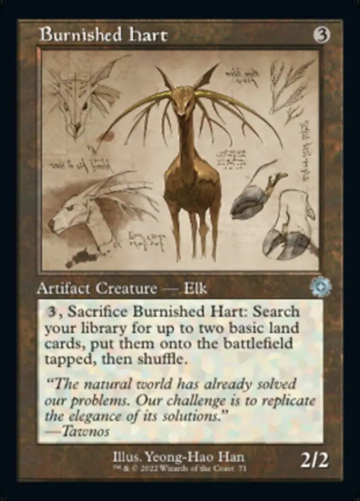 Burnished Hart (Retro Schematic) [The Brothers’ War Retro Artifacts] - MTG Single