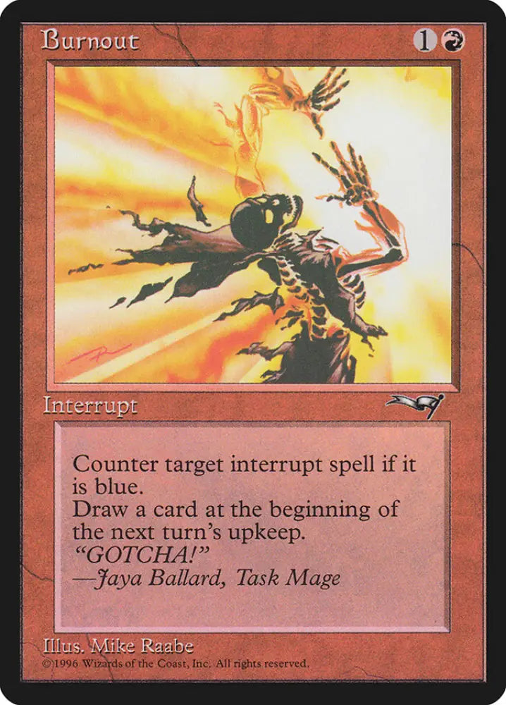 Burnout [Alliances] - MTG Single
