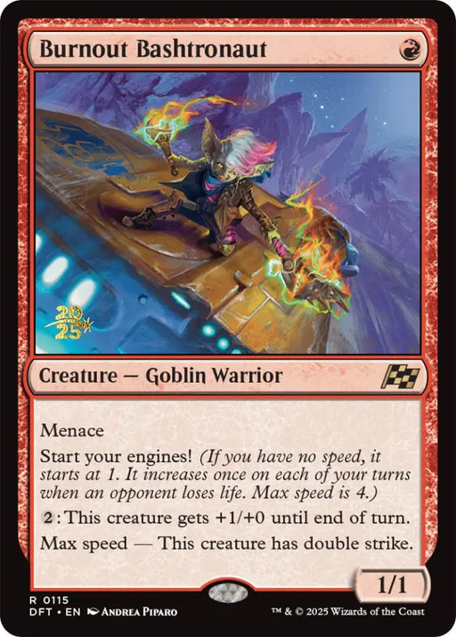 Burnout Bashtronaut [Aetherdrift Prerelease Promos] - MTG Single