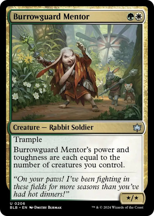 Burrowguard Mentor [Bloomburrow] - MTG Single