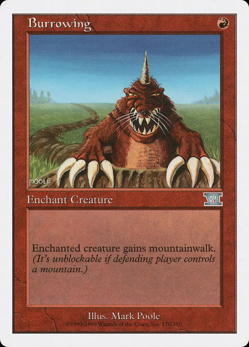 Burrowing [Classic Sixth Edition] - MTG Single