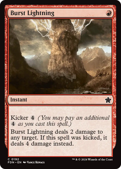 Burst Lightning [Foundations] - MTG Single