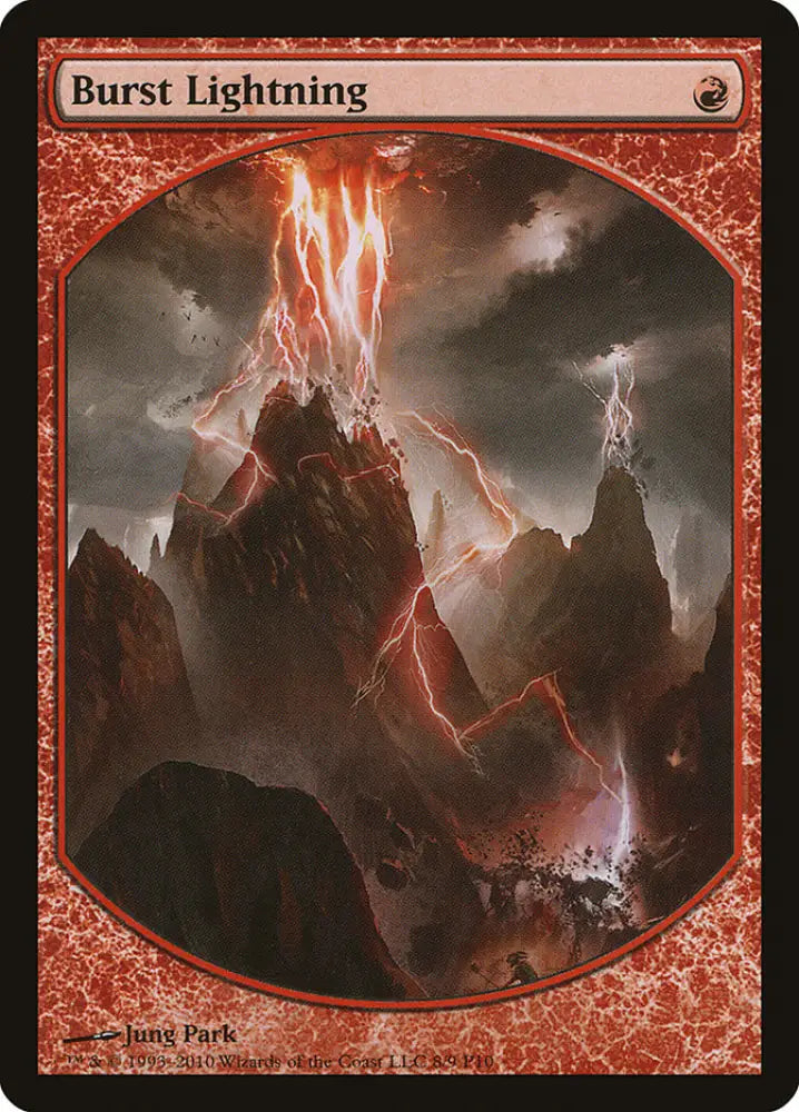Burst Lightning [Magic Player Rewards 2010] - MTG Single