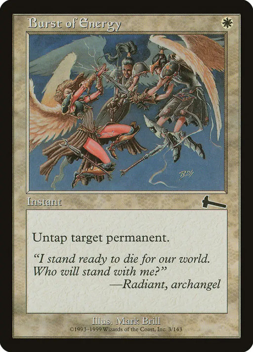Burst of Energy [Urza’s Legacy] - MTG Single