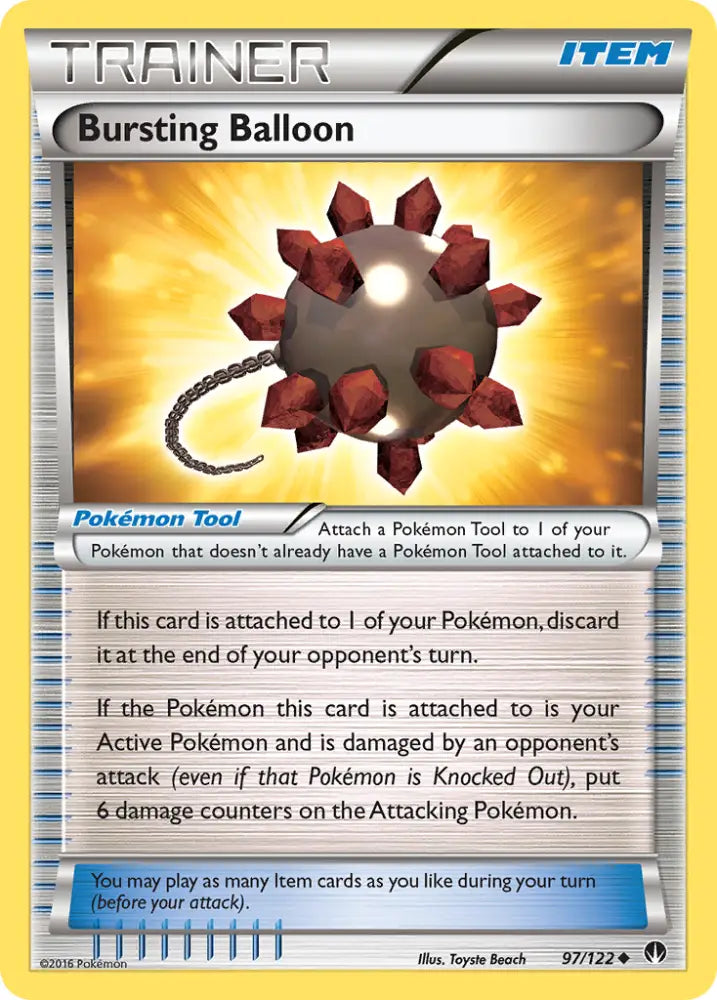 Bursting Balloon (97/122) [XY: BREAKpoint] - Pokemon Single