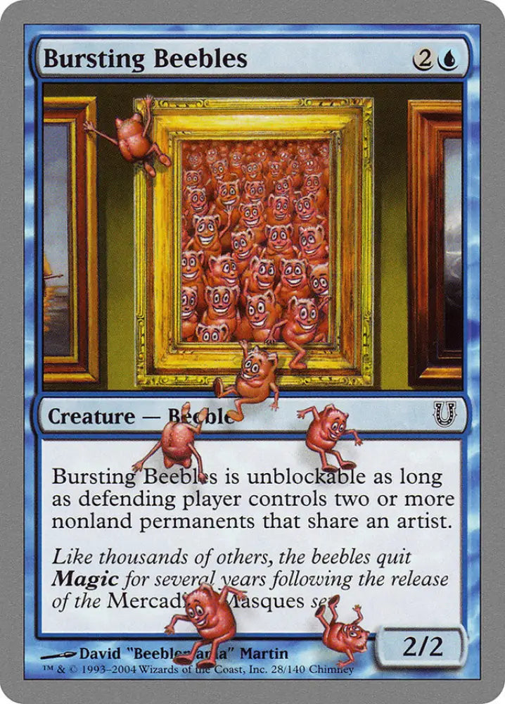 Bursting Beebles [Unhinged] - MTG Single