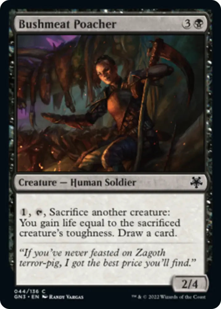 Bushmeat Poacher [Game Night: Free-for-All] - MTG Single