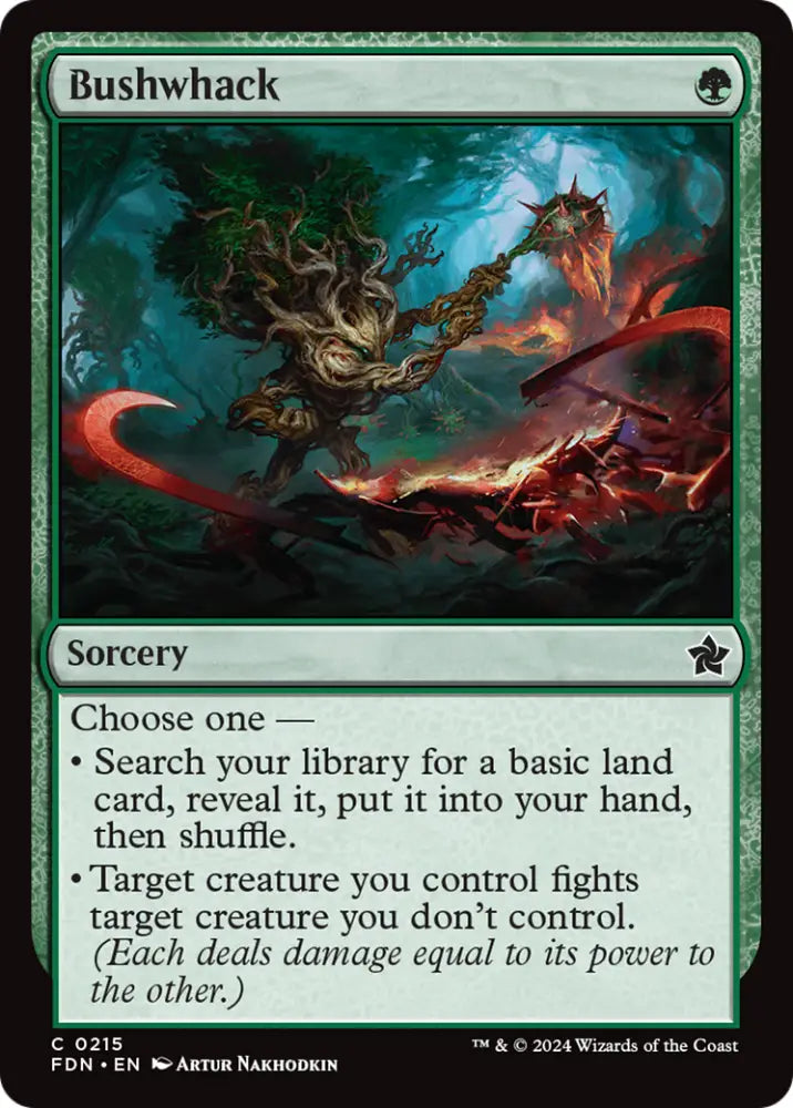Bushwhack [Foundations] - MTG Single