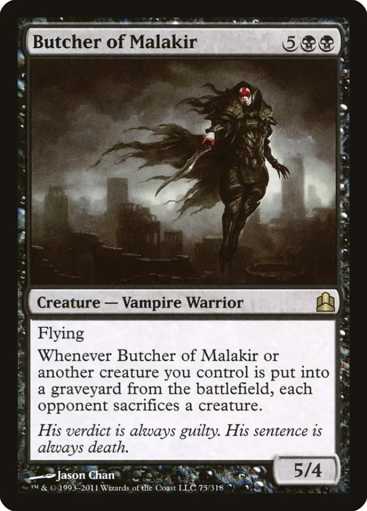 Butcher of Malakir [Commander 2011] - MTG Single