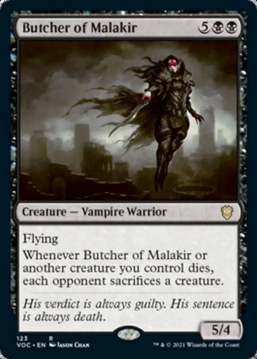 Butcher of Malakir [Innistrad: Crimson Vow Commander] - MTG Single