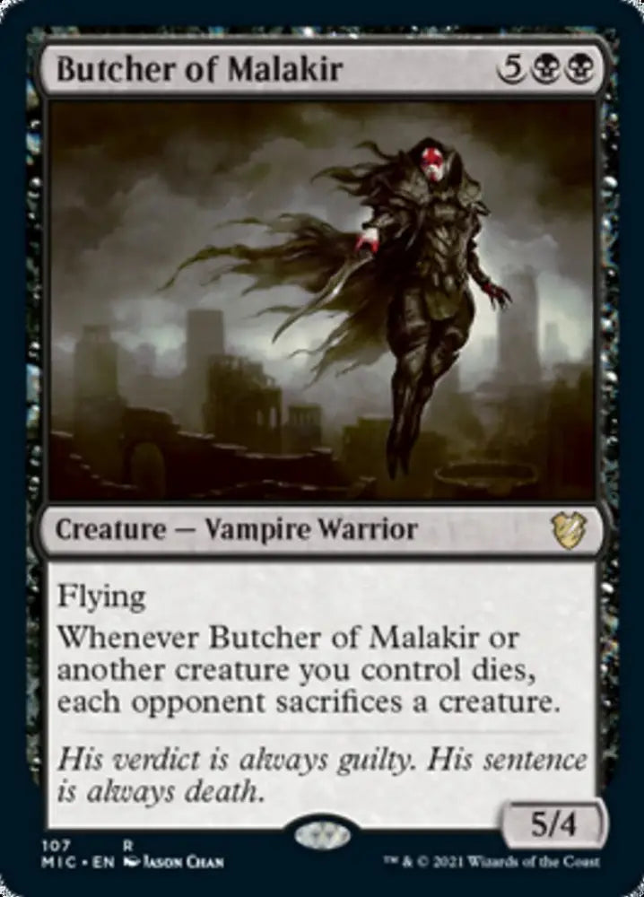 Butcher of Malakir [Innistrad: Midnight Hunt Commander] - MTG Single
