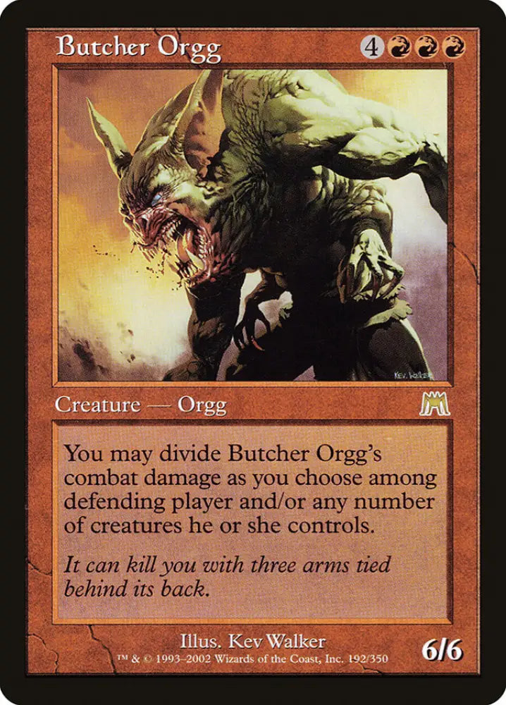 Butcher Orgg [Onslaught] - MTG Single
