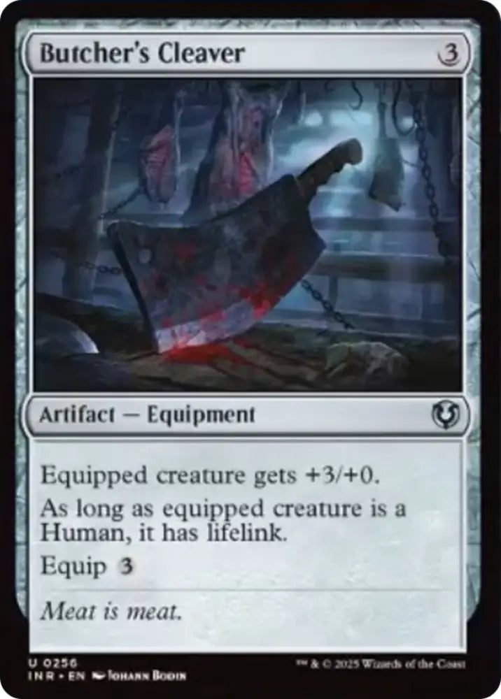 Butcher’s Cleaver [Innistrad Remastered] - MTG Single