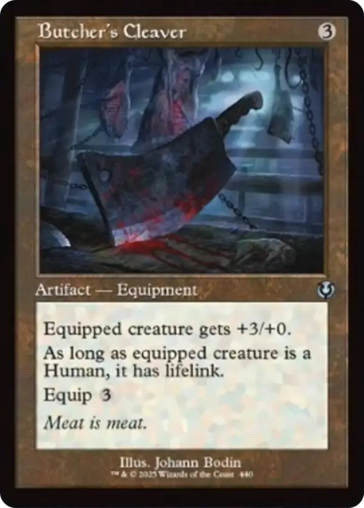 Butcher’s Cleaver (Retro Frame) [Innistrad Remastered] - MTG Single