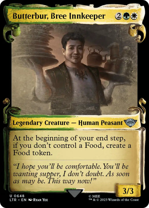 Butterbur Bree Innkeeper [The Lord of the Rings: Tales of Middle-Earth Showcase Scrolls] - MTG Single