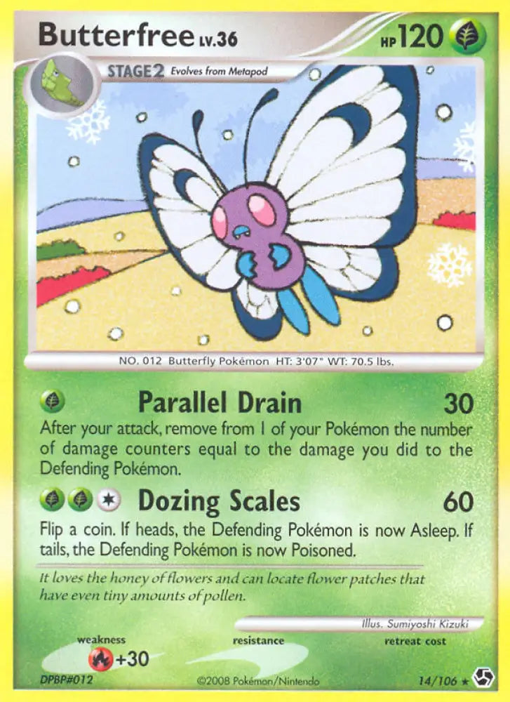 Butterfree (14/106) [Diamond & Pearl: Great Encounters] - Pokemon Single