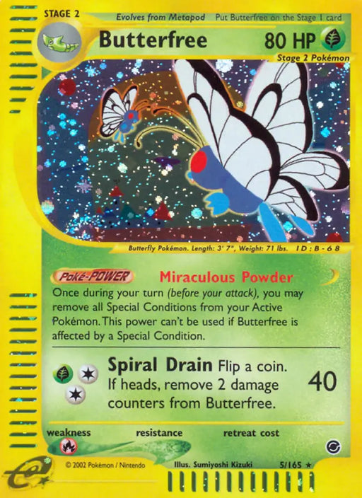 Butterfree (5/165) [Expedition: Base Set] - Pokemon Single