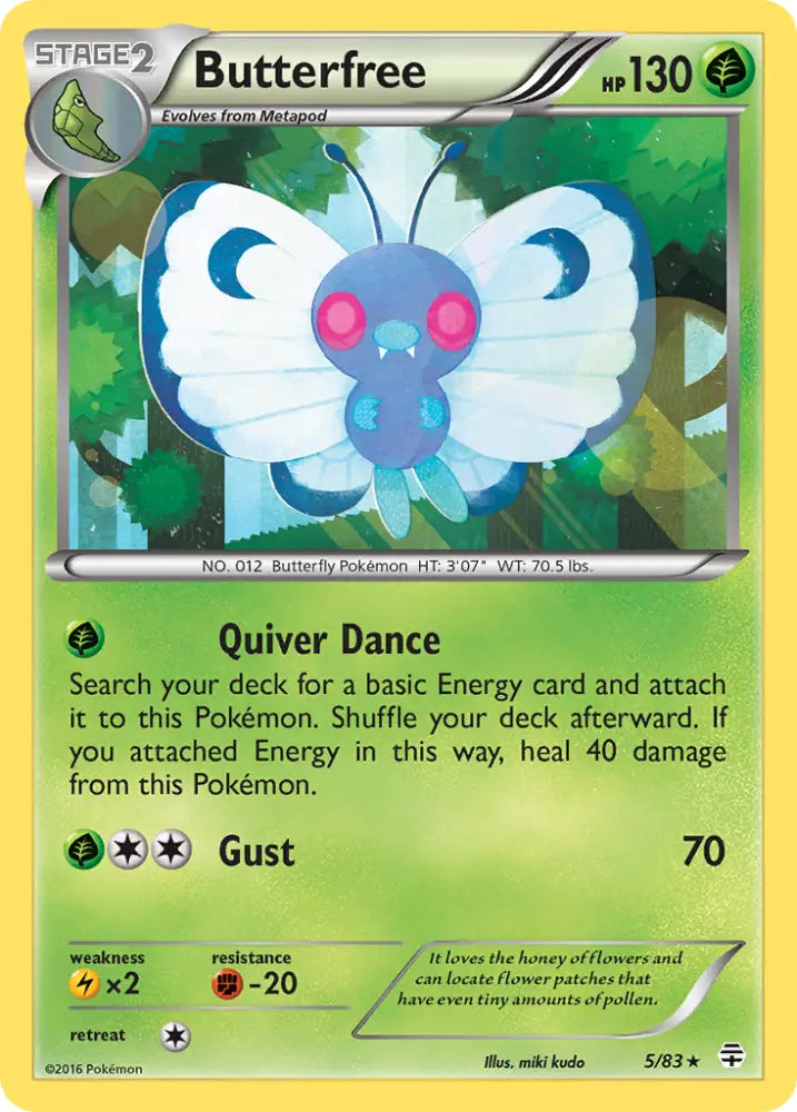 Butterfree (5/83) [XY: Generations] - Pokemon Single