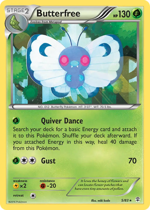 Butterfree (5/83) [XY: Generations] - Pokemon Single