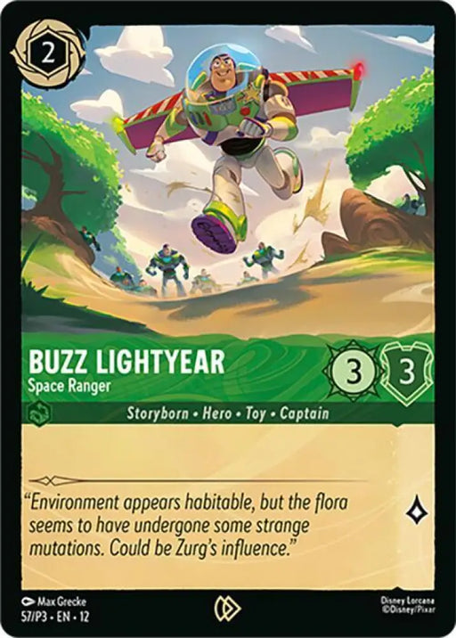Buzz Lightyear - Space Ranger (57) [Disney Lorcana Promo Cards]