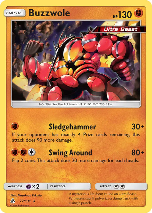 Buzzwole (77/131) [Sun & Moon: Forbidden Light] - Pokemon Single