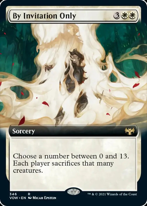 By Invitation Only (Extended Art) [Innistrad: Crimson Vow] - MTG Single