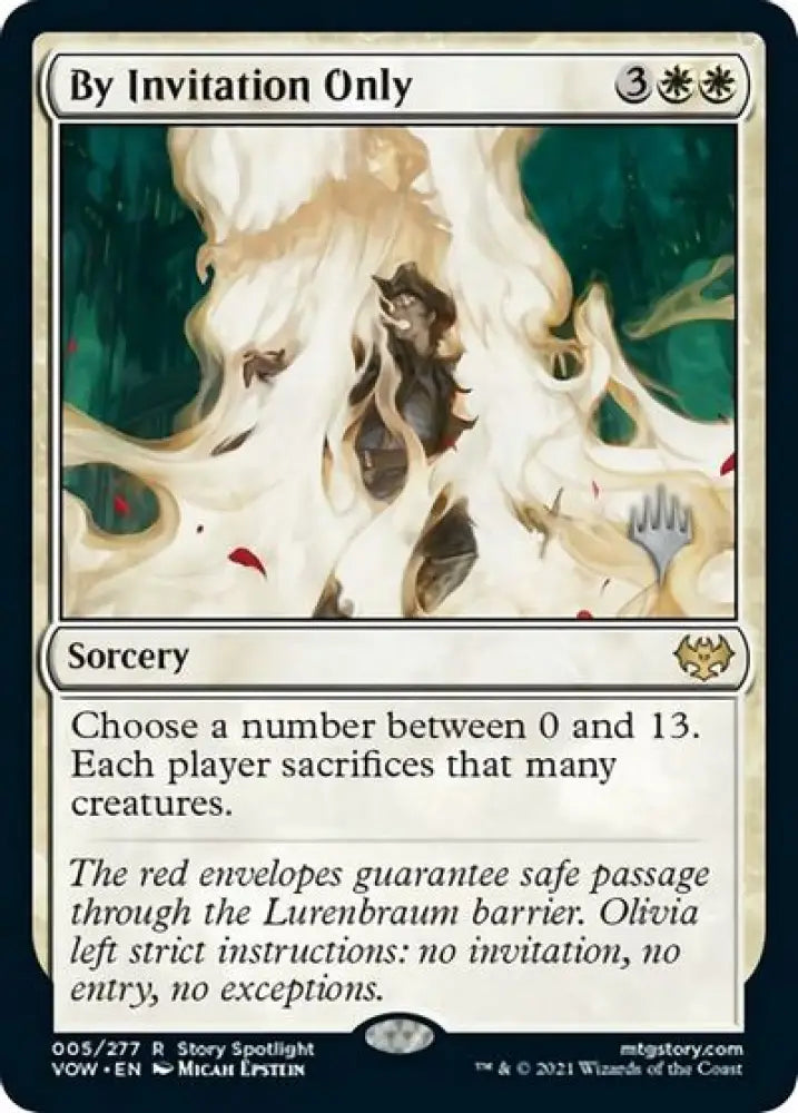 By Invitation Only (Promo Pack) [Innistrad: Crimson Vow Promos] - MTG Single