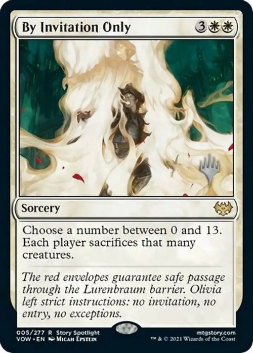 By Invitation Only (Promo Pack) [Innistrad: Crimson Vow Promos] - MTG Single