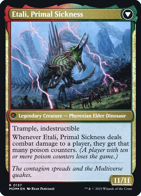 Etali, Primal Conqueror (137) [Prerelease Cards] Reverse