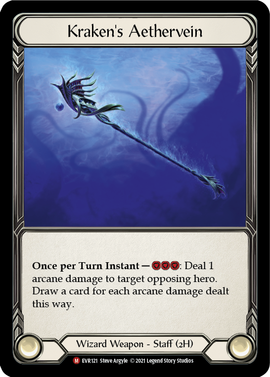 Kraken's Aethervein [Everfest] 1st Edition Cold Foil