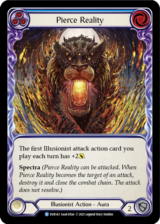 Pierce Reality (Blue) [Everfest] 1st Edition Normal