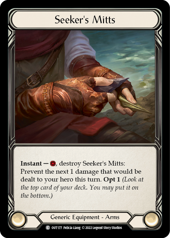 Seeker's Mitts [Outsiders] Rainbow Foil