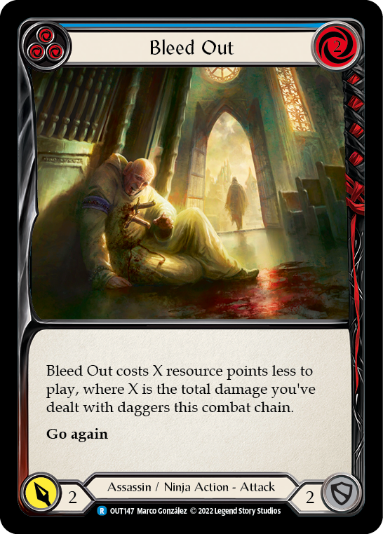 Bleed Out (Blue) [Outsiders]