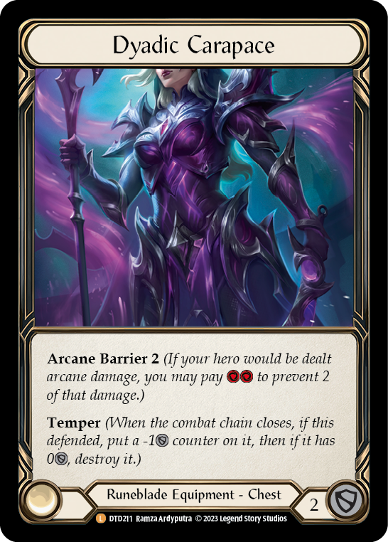 Dyadic Carapace [Dusk Till Dawn] Cold Foil