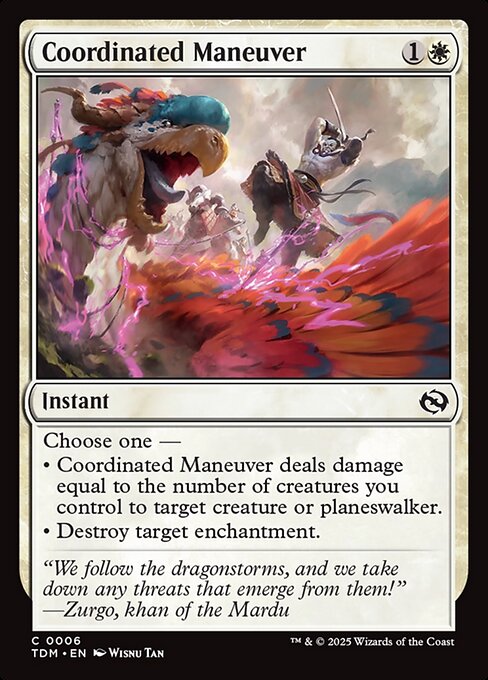Coordinated Maneuver (6) [Tarkir: Dragonstorm]