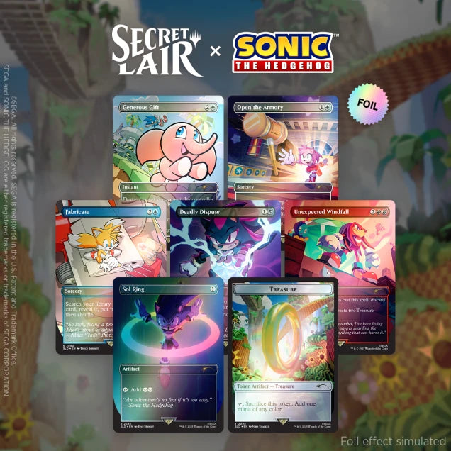 Secret Lair x Sonic : Édition Foil de Chasing Adventure (Anglais)