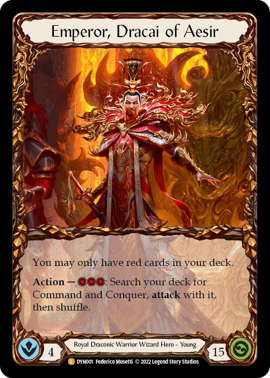 Emperor, Dracai of Aesir [Dynasty] Cold Foil