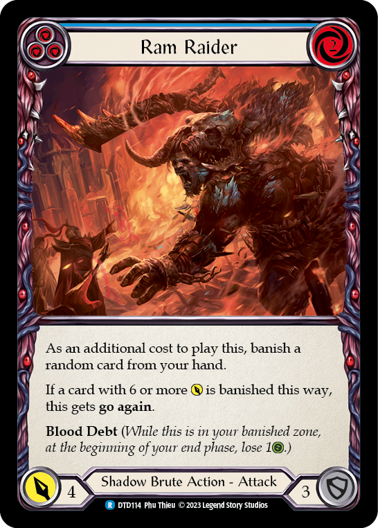 Ram Raider (Blue) [Dusk Till Dawn] Rainbow Foil