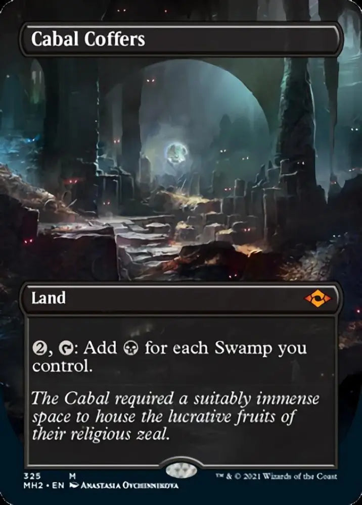 Cabal Coffers (Borderless Alternate Art) [Modern Horizons 2] - MTG Single