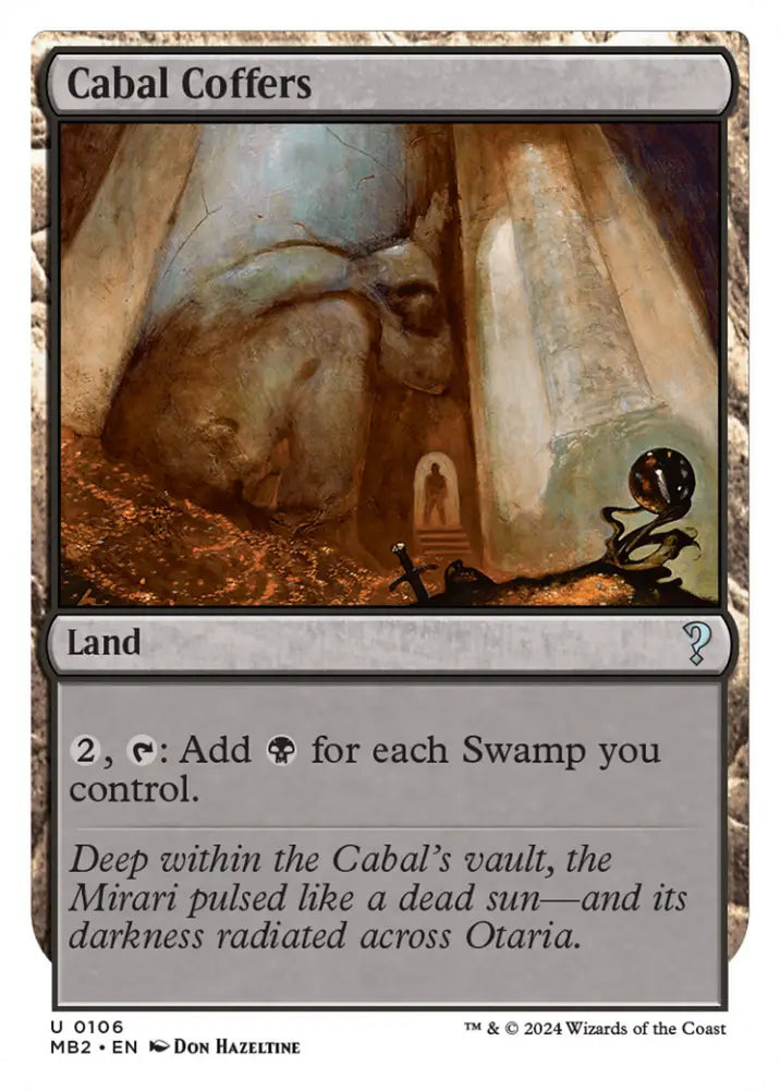 Cabal Coffers (White Border) [Mystery Booster 2] - MTG Single
